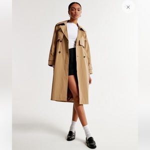 Abercrombie & Finch Elevated Trench Coat Size XXSP